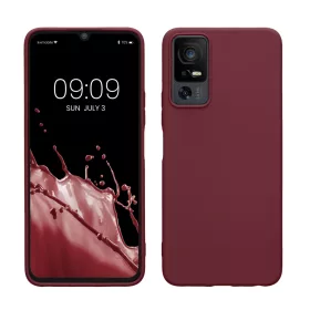  Pouzdro Kwmobile pro TCL 40 XL, fialové, silikonové, 61718.187