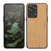 Pouzdro Kwmobile pro OnePlus Nord 2T, světle hnědé, dřevo/silikon, 58766.24