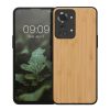 Pouzdro Kwmobile pro OnePlus Nord 2T, světle hnědé, dřevo/silikon, 58766.24