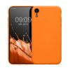 Pouzdro Kwmobile pro Apple iPhone XR, oranžové, silikonové, 49983.15