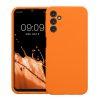 Pouzdro Kwmobile pro Samsung Galaxy A14 5G, oranžové, silikonové, 60808.15