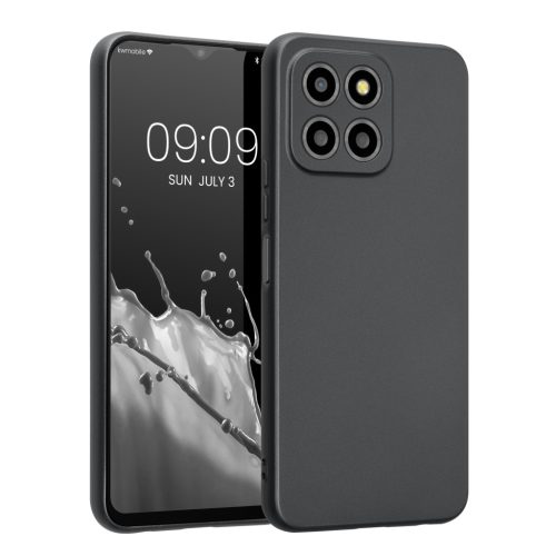 Pouzdro Kwmobile pro Honor X8 5G/X6/70 Lite 5G, šedé, silikonové, 59880.232