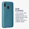 Pouzdro Kwmobile pro Samsung Galaxy A40, modré, silikonové, 48546.251