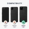 Pouzdro Kwmobile pro Google Pixel 5, oranžové, silikonové, 53778.15