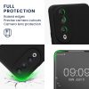 Pouzdro Kwmobile pro Honor 90 5G, černé, silikonové, 61742.47