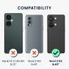 Pouzdro Kwmobile se šňůrkou na krk pro OnePlus Nord 3 5G, průhledné/černé, silikonové, 61768.01