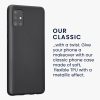 Pouzdro Kwmobile pro Samsung Galaxy A51, šedé, silikonové, 51201.232