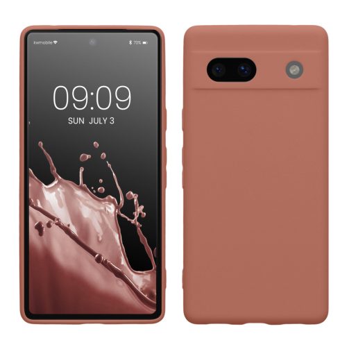 Pouzdro Kwmobile pro Google Pixel 7a, růžové, silikonové, 61598.193