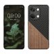 Pouzdro Kwmobile pro OnePlus Nord 3 5G, hnědé/černé, dřevo/silikon, 61769.01