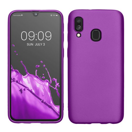 Silikonový kryt Kwmobile pro Samsung Galaxy A40, fialový, 48546.24