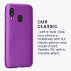 Silikonový kryt Kwmobile pro Samsung Galaxy A40, fialový, 48546.24