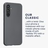 Pouzdro Kwmobile pro Samsung Galaxy A54 5G, šedé, silikonové, 60797.232