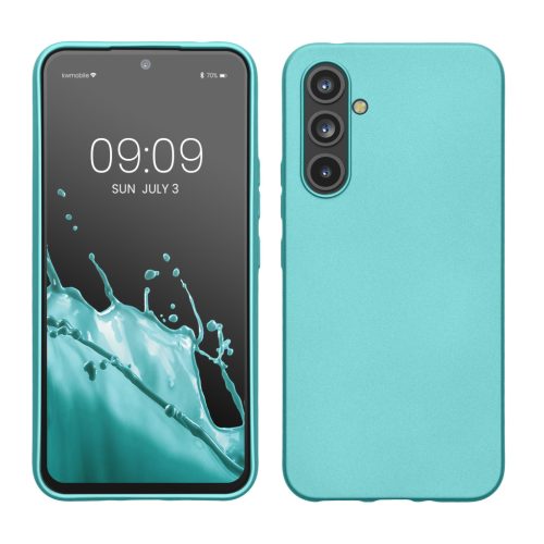 Pouzdro Kwmobile pro Samsung Galaxy A54 5G, světle zelené, silikonové, 60797.231