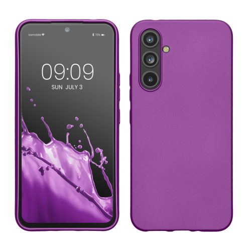 Pouzdro Kwmobile pro Samsung Galaxy A54 5G, fialové, silikonové, 60797.24