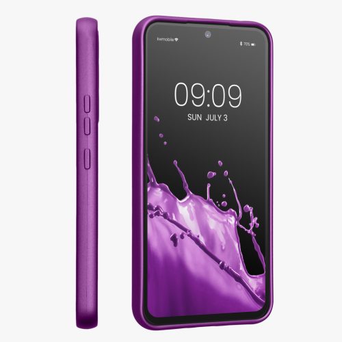 Pouzdro Kwmobile pro Samsung Galaxy A54 5G, fialové, silikonové, 60797.24