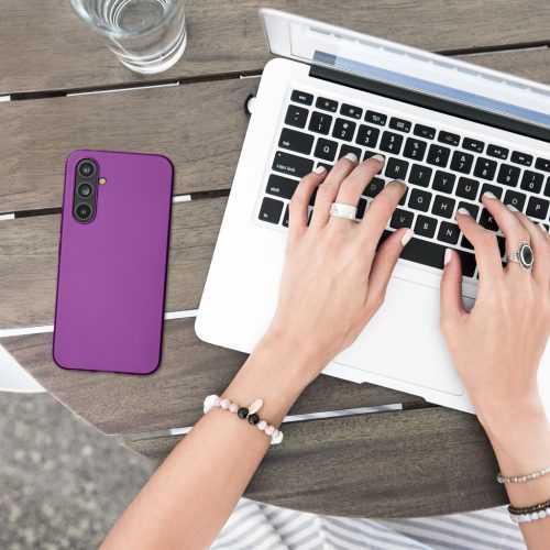 Pouzdro Kwmobile pro Samsung Galaxy A54 5G, fialové, silikonové, 60797.24