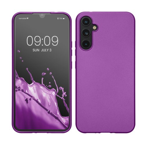 Pouzdro Kwmobile pro Samsung Galaxy A34 5G, fialové, silikonové, 60810.24