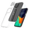 Sada pouzdra a 2 ochranných fólií pro přední stranu/fotoaparát pro Apple iPhone 13 Pro, průhledná, plast/tvrzené sklo, 61822.03