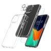 Sada pouzdra a 2 ochranných fólií pro přední stranu/fotoaparát pro Apple iPhone 13 Mini, průhledná, plast/tvrzené sklo, 61821.03