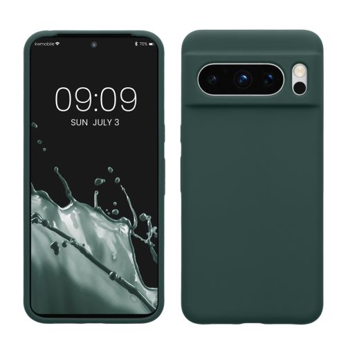 Pouzdro Kwmobile pro Google Pixel 8 Pro, zelené, silikonové, 61854.171