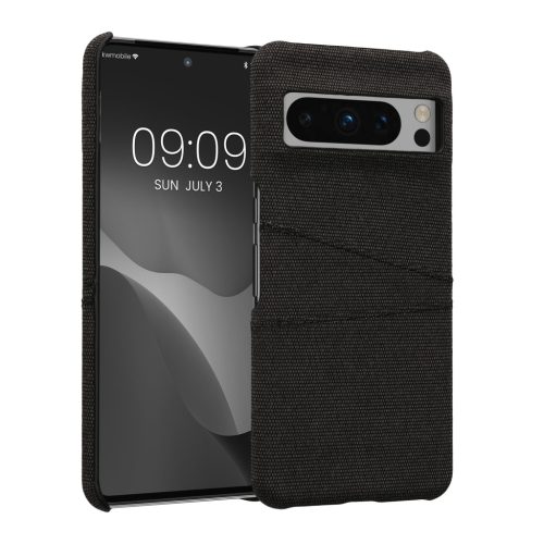 Pouzdro Kwmobile pro Google Pixel 8 Pro, tmavě šedé, textilní/plastové, 61884.19