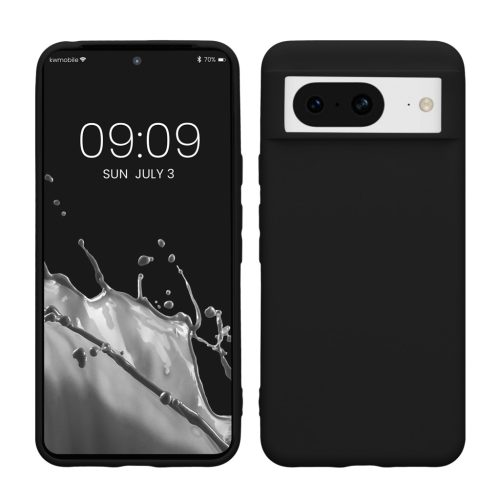 Pouzdro Kwmobile pro Google Pixel 8, černé, silikonové, 61855.47