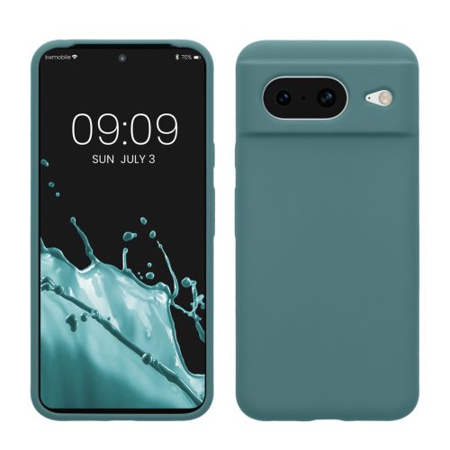 Pouzdro Kwmobile pro Google Pixel 8, světle zelené, silikonové, 61853.207