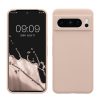 Pouzdro Kwmobile pro Google Pixel 8 Pro, krémové, silikonové, 61854.225