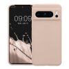 Pouzdro Kwmobile pro Google Pixel 8 Pro, krémové, silikonové, 61854.225