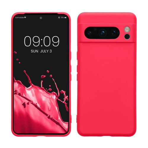 Pouzdro Kwmobile pro Google Pixel 8 Pro, růžové, silikonové, 61860.77