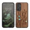 Pouzdro Kwmobile pro Samsung Galaxy A54 5G, hnědé, dřevo/silikon, 60799.09
