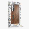Pouzdro Kwmobile pro Samsung Galaxy A54 5G, hnědé, dřevo/silikon, 60799.09