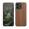 Pouzdro Kwmobile pro Xiaomi Redmi 12, hnědé, dřevo/silikon, 61881.18