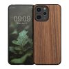 Pouzdro Kwmobile pro Xiaomi Redmi 12, hnědé, dřevo/silikon, 61881.18