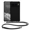 Pouzdro Kwmobile se šňůrkou na krk pro Google Pixel 8 Pro, černé, silikonové, 61868.01