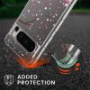 Pouzdro Kwmobile pro Google Pixel 8 Pro, průhledné/růžové, silikonové, 61866.02