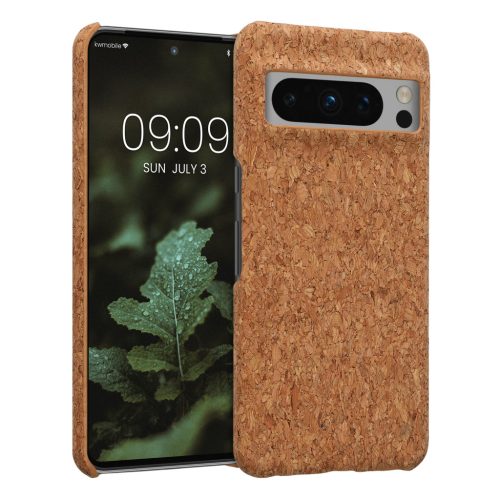 Pouzdro Kwmobile pro Google Pixel 8 Pro, světle hnědé, korkové, 61878.24