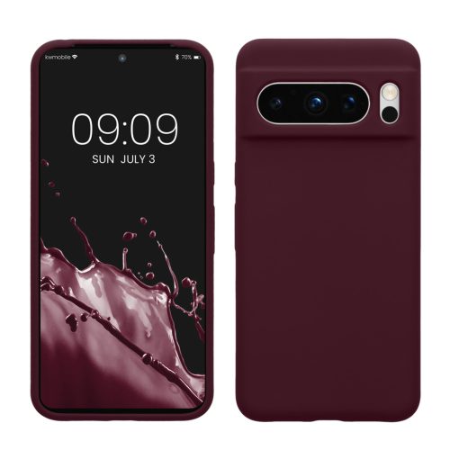 Pouzdro Kwmobile pro Google Pixel 8 Pro, fialové, silikonové, 61854.187