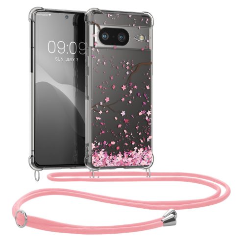 Pouzdro Kwmobile se šňůrkou na krk pro Google Pixel 8, vícebarevné, silikonové, 61865.02