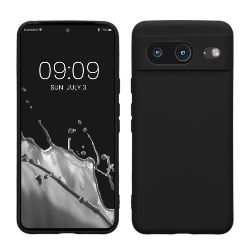 Pouzdro Kwmobile pro Google Pixel 8, černé, silikonové, 61859.01