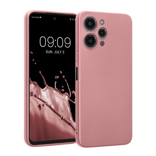 Pouzdro Kwmobile pro Xiaomi Redmi 12, růžové, silikonové, 61880.31