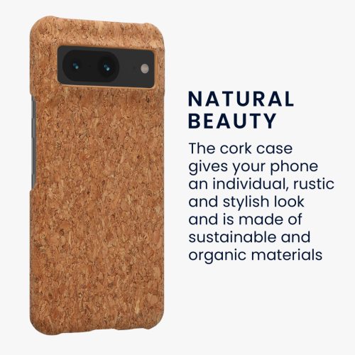 Pouzdro Kwmobile pro Google Pixel 8, světle hnědé, korkové, 61877.24