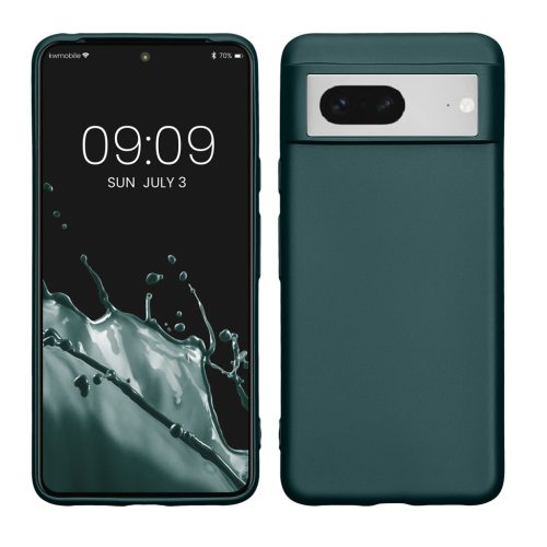 Pouzdro Kwmobile pro Google Pixel 8, zelené, silikonové, 61857.14