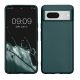 Pouzdro Kwmobile pro Google Pixel 8, zelené, silikonové, 61857.14