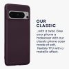 Pouzdro Kwmobile pro Google Pixel 8 Pro, tmavě fialové, silikonové, 61858.115
