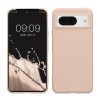 Pouzdro Kwmobile pro Google Pixel 8, krémové, silikonové, 61855.225