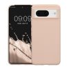 Pouzdro Kwmobile pro Google Pixel 8, krémové, silikonové, 61855.225