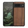 Pouzdro Kwmobile pro Google Pixel 8, hnědé, dřevo/silikon, 61871.18
