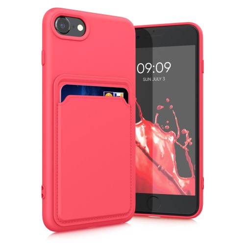 Pouzdro Kwmobile pro Apple iPhone SE (2022)/iPhone SE (2020)/iPhone 8, růžové, silikonové, 55117.77