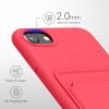 Pouzdro Kwmobile pro Apple iPhone SE (2022)/iPhone SE (2020)/iPhone 8, růžové, silikonové, 55117.77
